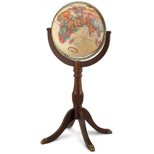 Sherbrooke II Ornate Standing World Globe
