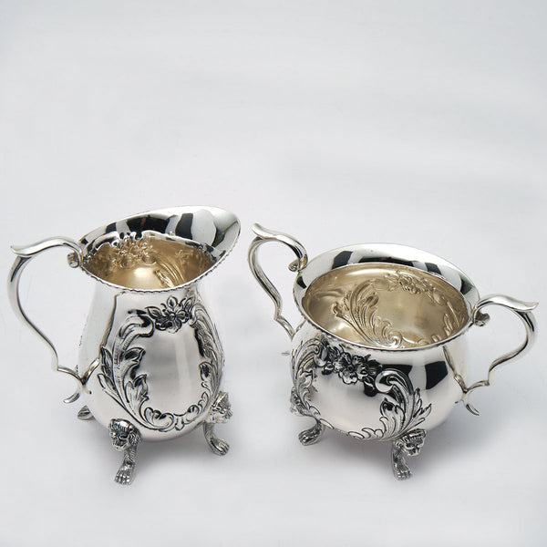 Ambassador Sterling Sugar & Creamer Set