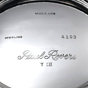 Wallace Silversmiths Sterling Revere Bowl Hallmark