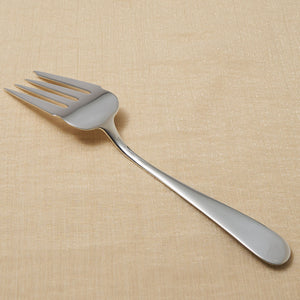 Sterling cold meat fork by S Kirk & Son Back View