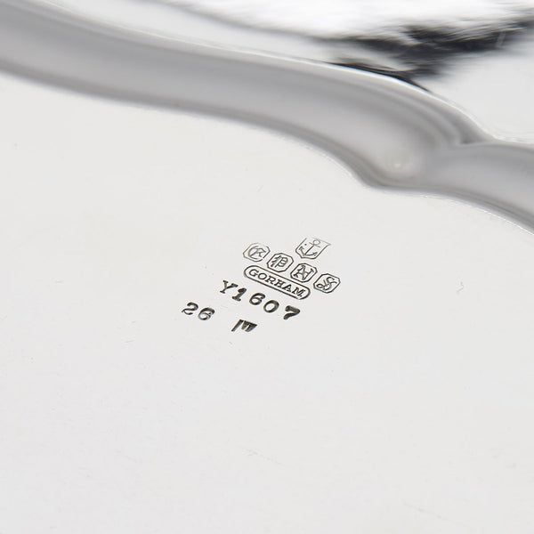 Like New Large Gorham Silver Plated Oval Serving Tray with Handles