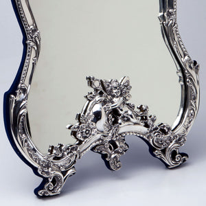 Sterling Silver Vanity Mirror Bottom detail