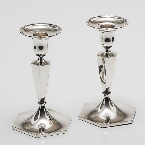 Shreve & Co Sterling Candlesticks