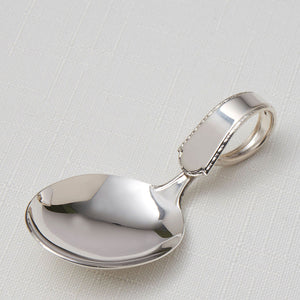 Curved Handle Sterling Silver Baby Spoon