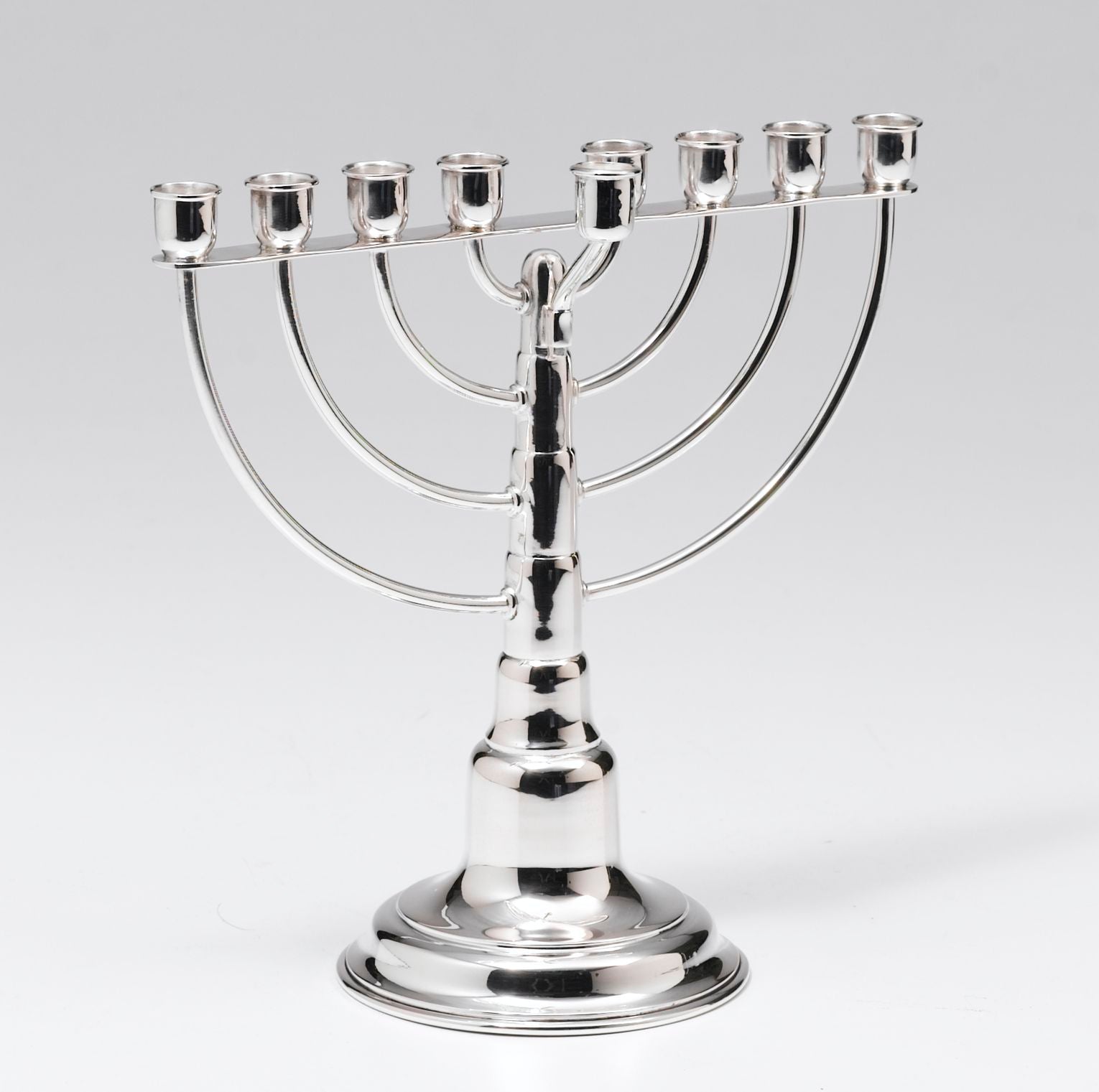 After sterling silver menorah restoration.