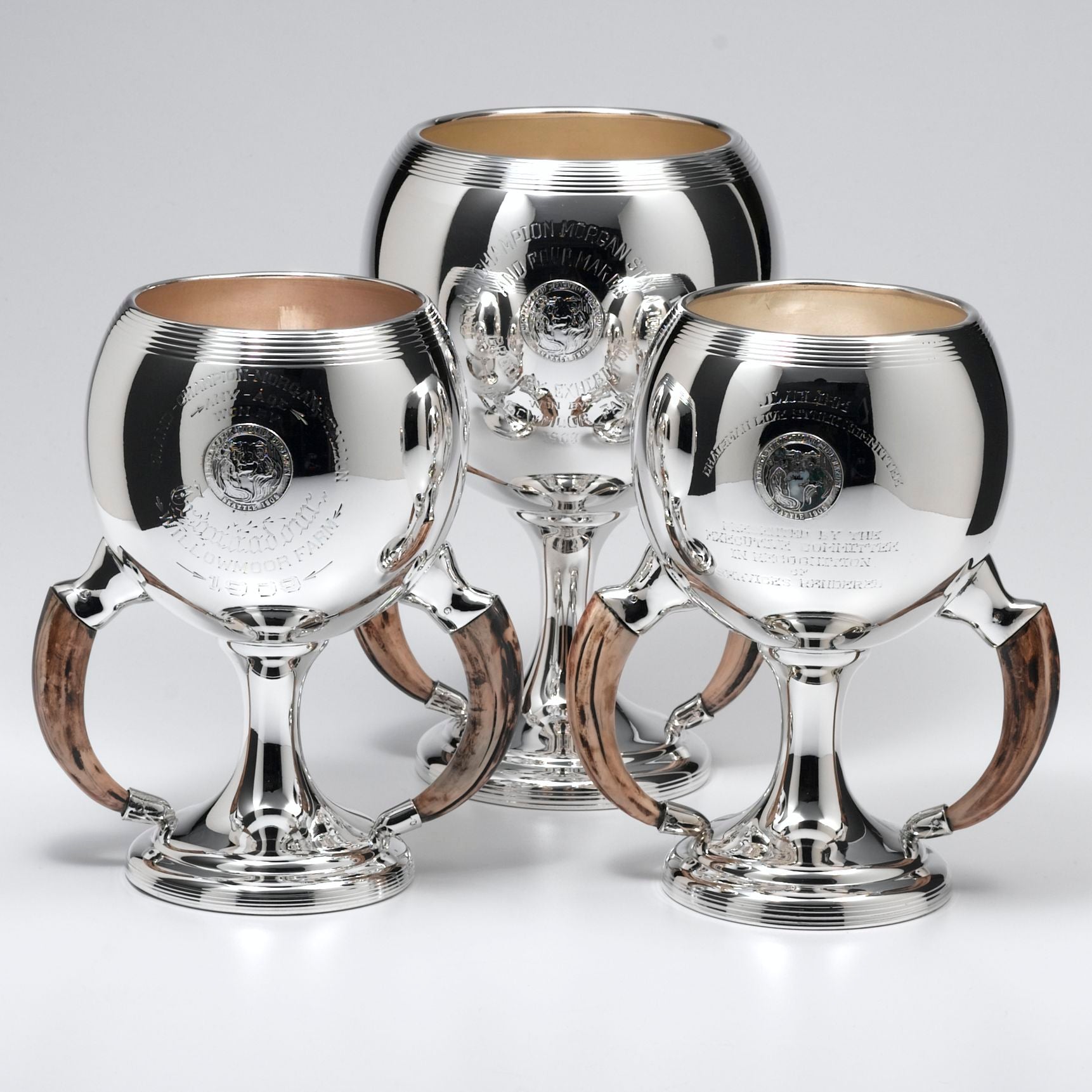 Silver Plated trophy repair and resilvering after.