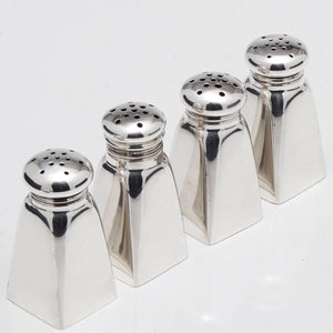 Set of 4 Sterling Salt & Pepper Shakers