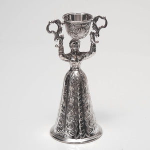 German Marriage Cup Silver Plated