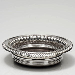 Silver Plated Gadroon Border Wine Coaster