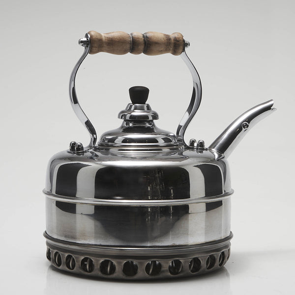  Nickel plated tea kettle