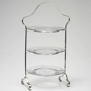 3 Tier Silver Plated Compote