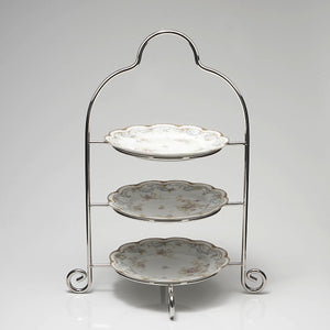  Silver Plated 3 Tier Compote