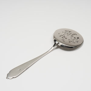 Pierced Sterling Tomato/Cranberry Server