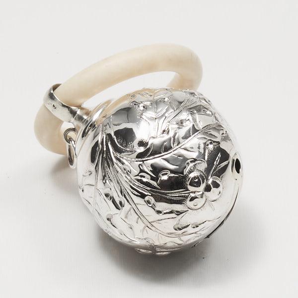 Sterling Silver Baby Rattle