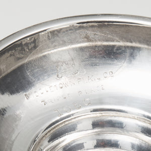 Silver Plated Butter Dish w/ Liner