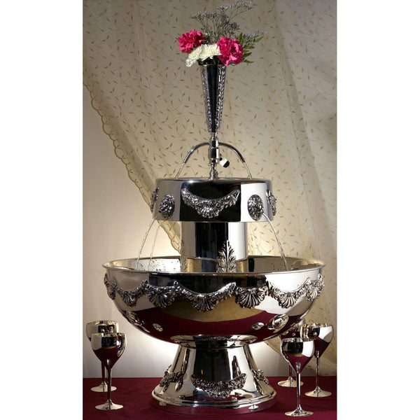 Silver Plated 9 Gallon Punch Fountain