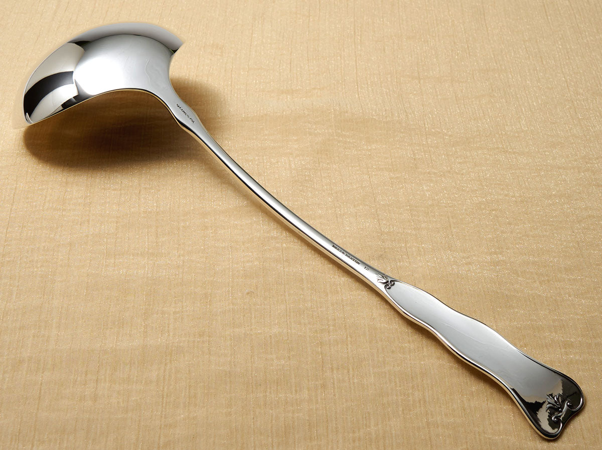 Antique M B Silver ART DECO Large Soup/punch Ladle 12\, Germany Antique M B Silver ART DECO Large Soup/punch Ladle 12\, Germany