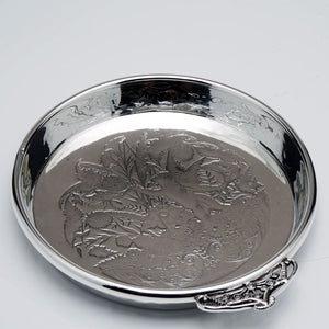 silver plated drip pan