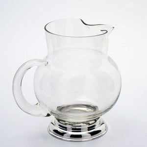 Wallace Glass & Sterling Juice Pitcher