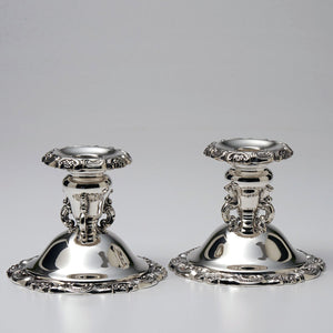 Wallace Baroque Silver Plated Candlesticks
